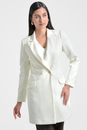 abrigo mujer en punto ab 0095 1 AB-0095 ivory Xuss - imagen 2