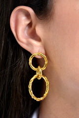 Aretes mujer aros dobles