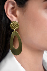 Aretes mujer largos ovalados