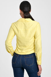 Camisa mujer con alforzas
