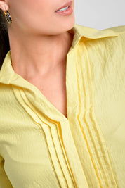 Camisa mujer con alforzas