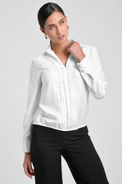 Camisa mujer con alforzas