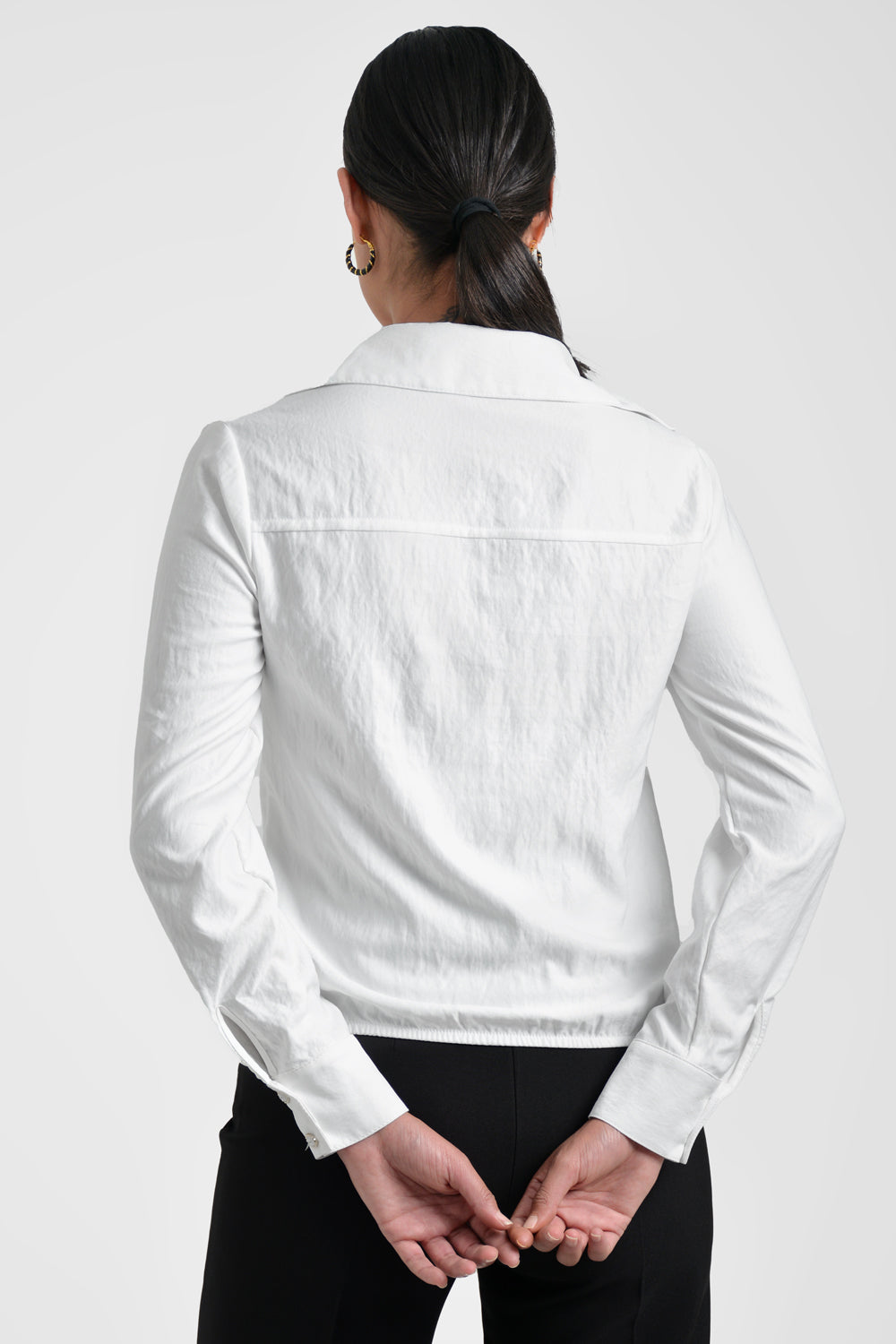 Camisa mujer con alforzas