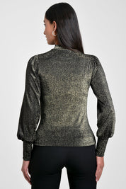 Blusa mujer efecto lurex