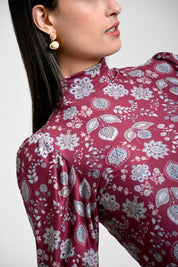 blusa mujer en lycra sublimada bl 0531 BL-0531 vinotinto Xuss imagen 4