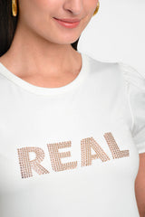 Camiseta mujer entallada