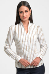 Camisa mujer silueta entallada