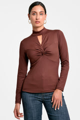 Blusa mujer cuello alto
