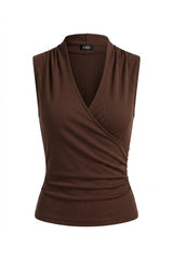 Blusa mujer escote cruzada