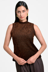 Blusa mujer cuello alto