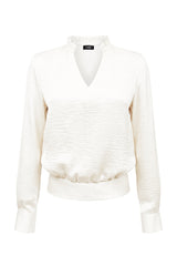 Blusa mujer con arandelas