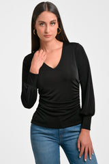 Blusa mujer escote V