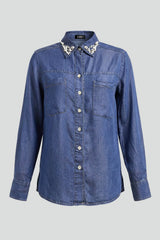Camisa mujer con broches