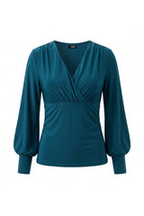 Blusa para mujer escote en V