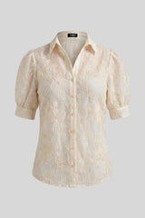 Camisa mujer bordada a mano