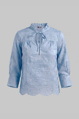 Blusa mujer escote en v
