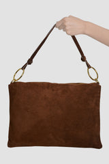 Bolso mediano ante dorado
