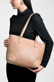 set bolso mujer grande l1876 rosa Xuss imagen 1