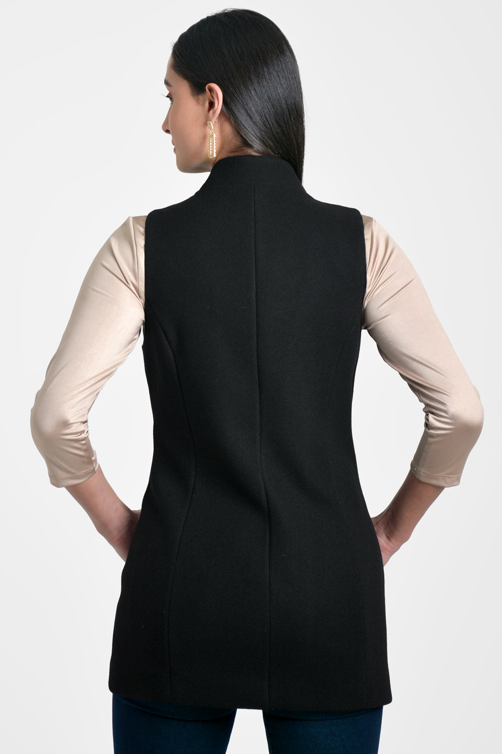chaleco CL-0043 negro Xuss imagen 3