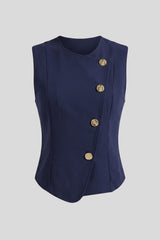 Chaleco mujer en twill
