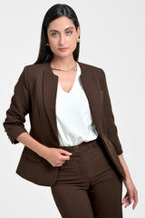 Blazer mujer entallado
