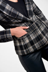 Blazer mujer semicruzado