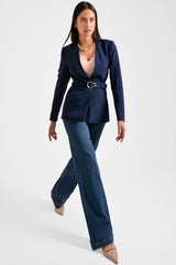 Blazer mujer con cinturón