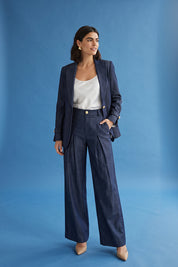 Blazer mujer en twill
