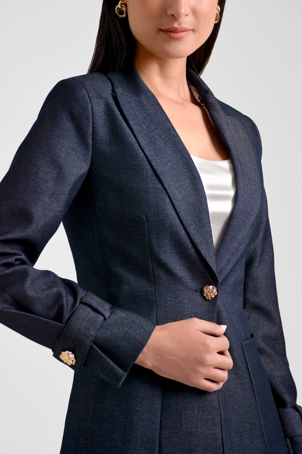 Blazer mujer en twill
