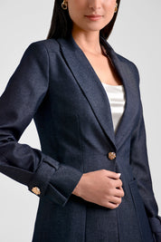 Blazer mujer en twill