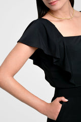 Enterizo mujer en lycra color negro