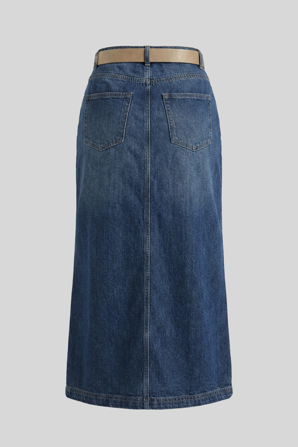 falda mujer en denim fa 0044 FA-0044 azul medio Xuss imagen 4