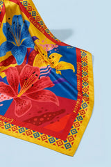 Pañoleta mujer satin orgullo tricolor