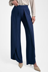 Pantalón mujer clásico en tejido de punto