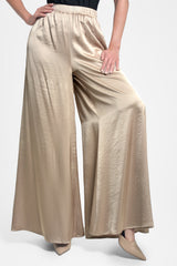 Pantalón mujer fluido en satín