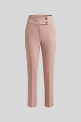 Pantalon mujer tiro a la cintura