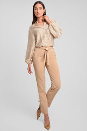 pantalon mujer clasico pa 0298 PA-0298 camel Xuss imagen 1