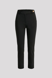 Pantalón mujer con pretina cruzada