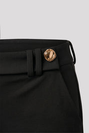Pantalón mujer con pretina cruzada