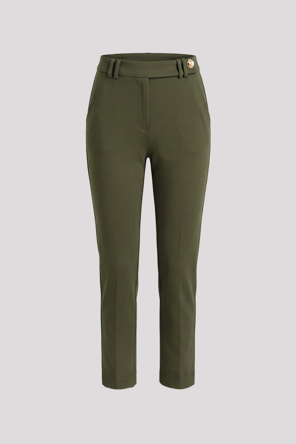 Pantalón mujer con pretina cruzada