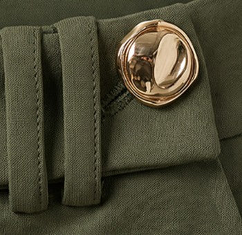 Pantalón mujer con pretina cruzada