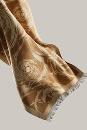 pashmina mujer diseno abstracto f s17210be F-S17210BE beige Xuss imagen 1