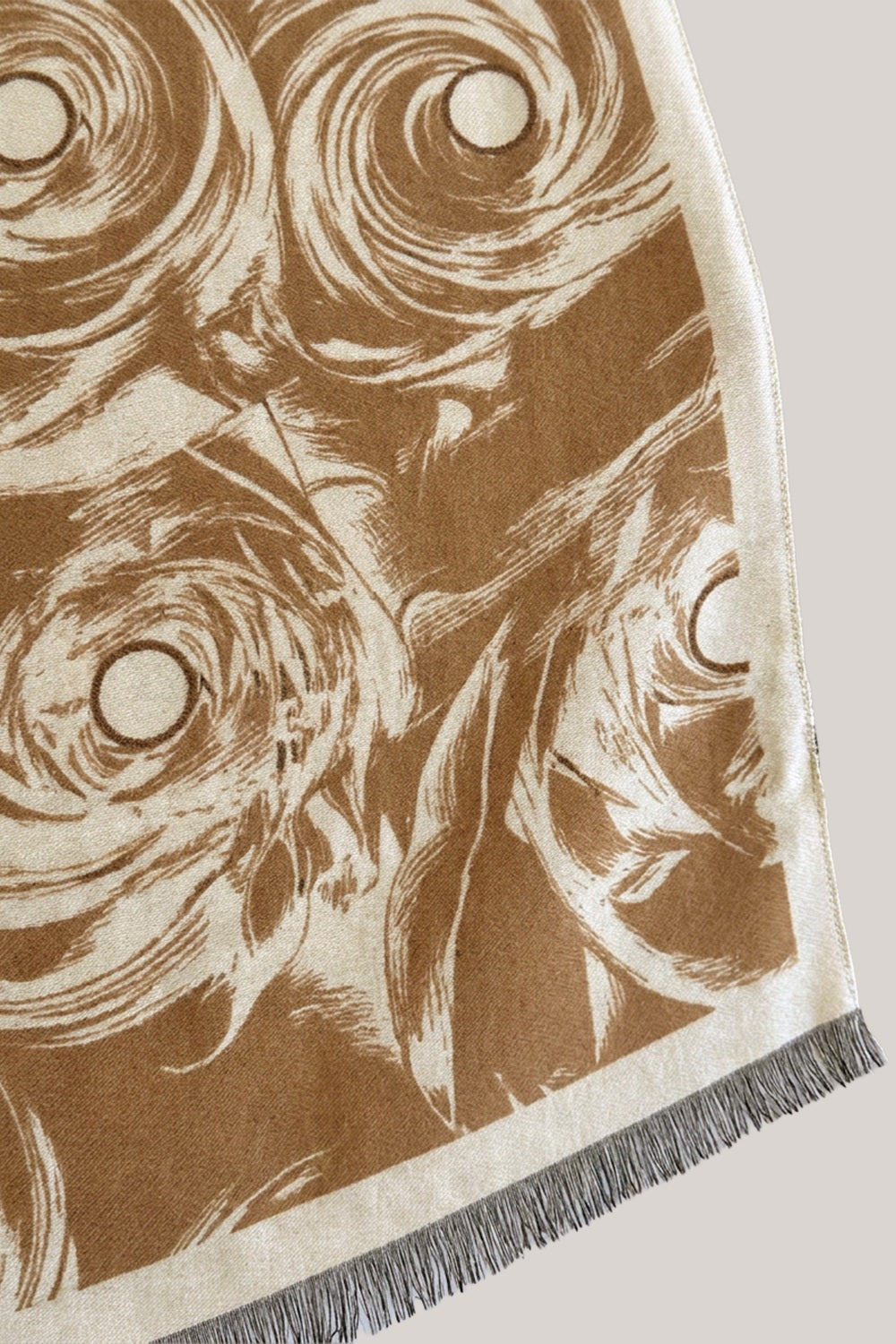 pashmina mujer diseno abstracto f s17210be F-S17210BE beige Xuss imagen 3