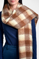 Bufanda mujer invierno a cuadros