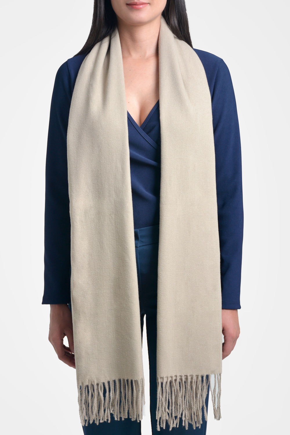 pashmina mujer en viscosa lvsc 158 LVSC-158 taupe Xuss imagen 1