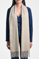 Pashmina mujer en viscosa color taupe