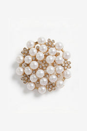 prendedor mujer perlas y brillantes xs 0029 XS-0029 blanco Xuss imagen 1