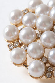 prendedor mujer perlas y brillantes xs 0029 XS-0029 blanco Xuss imagen 4