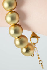 Pulsera bolas combinada cadena