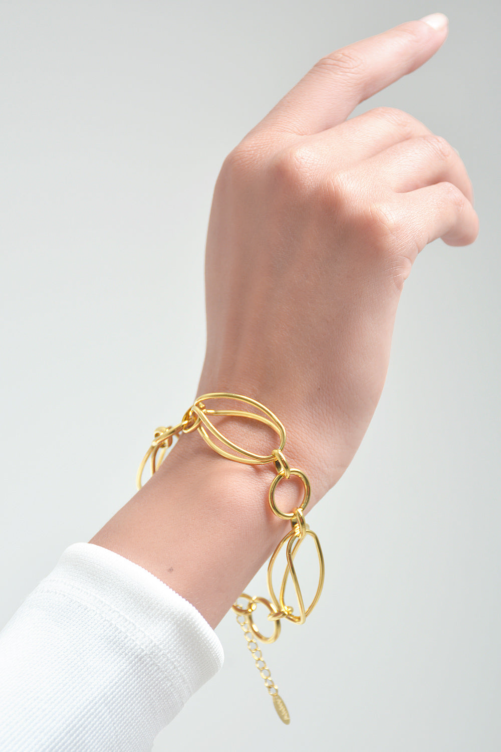 pulsera mujer eslabones p016 PULSERA-P016 dorado Xuss imagen 2